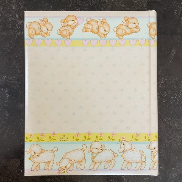 Vintage 80s Hallmark Keepsake Album adopted child baby memory book unisex - Picture 16 of 16